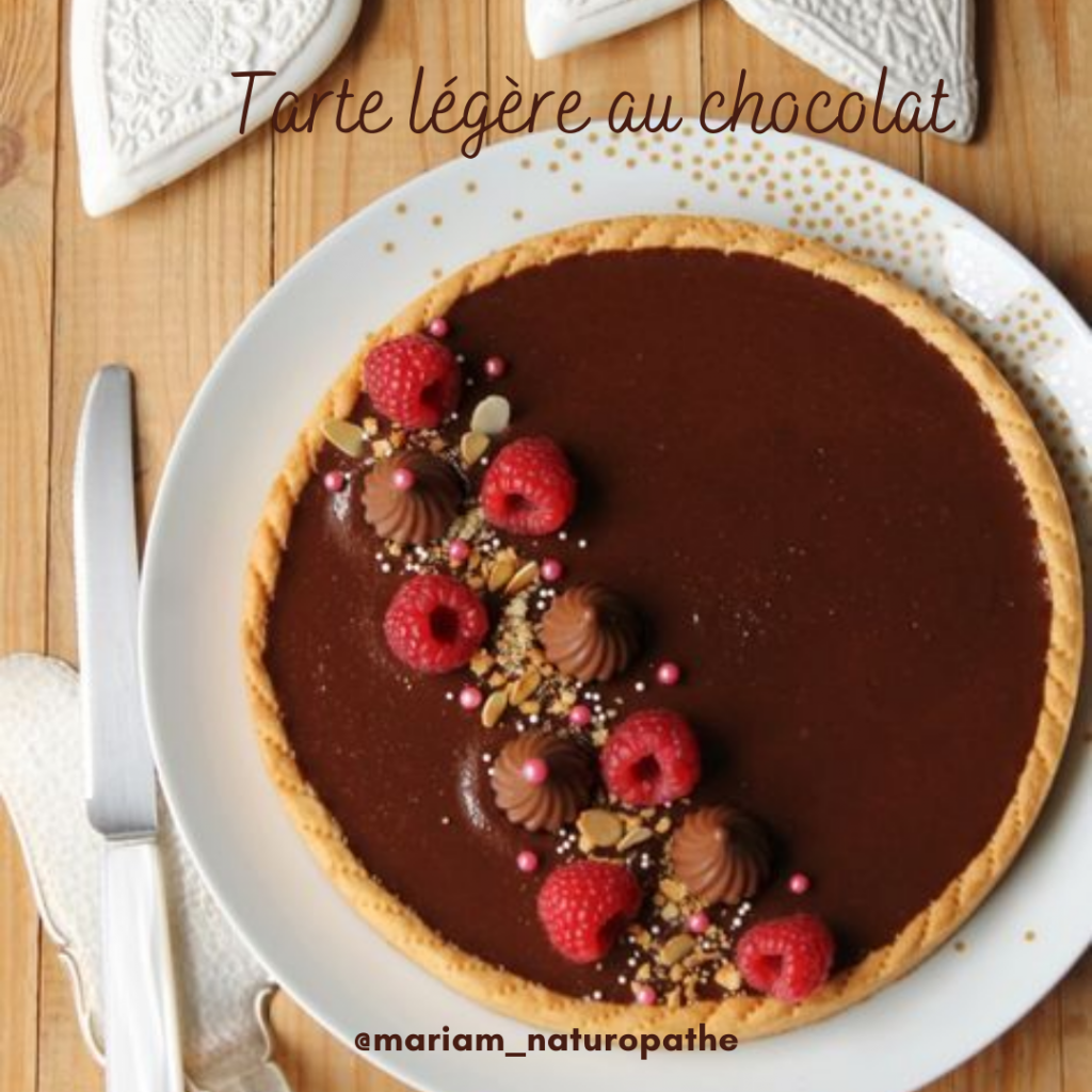 tarte légère au chocolat
