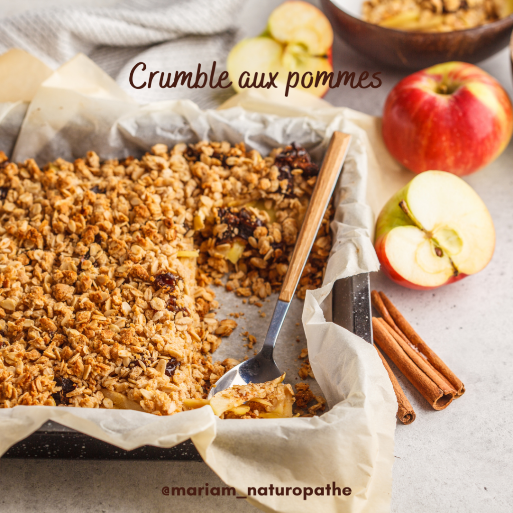 Crumble aux pommes